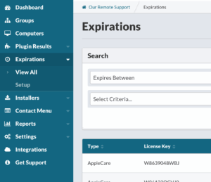 Watchman Monitoring Expiration Tracking